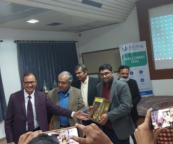 Doctor with Award