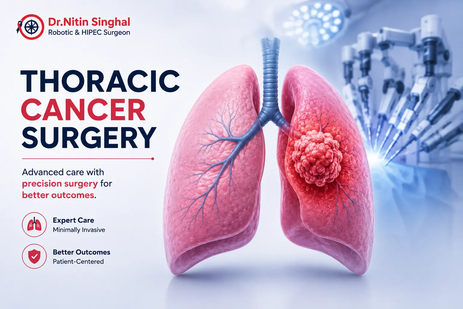 Thoracic Cancer Surgery, Dr Nitin Singhal Ahmedabad
