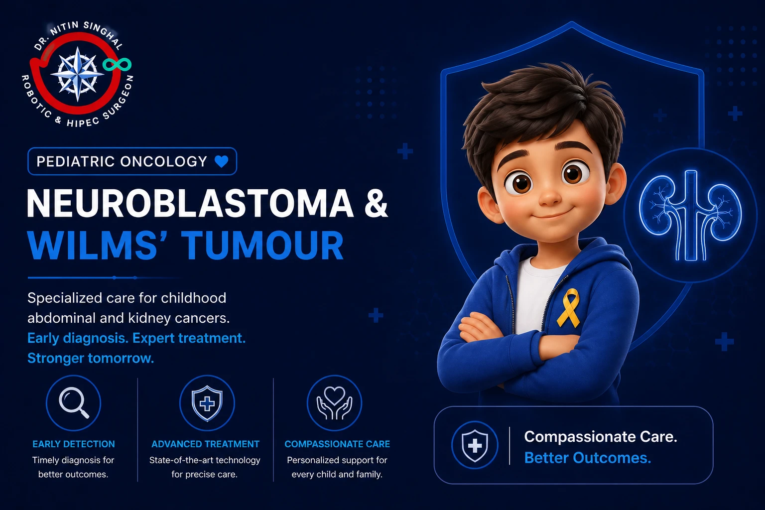 Neuroblastoma and Wilms tumour treatment in children, Dr Nitin Singhal Ahmedabad