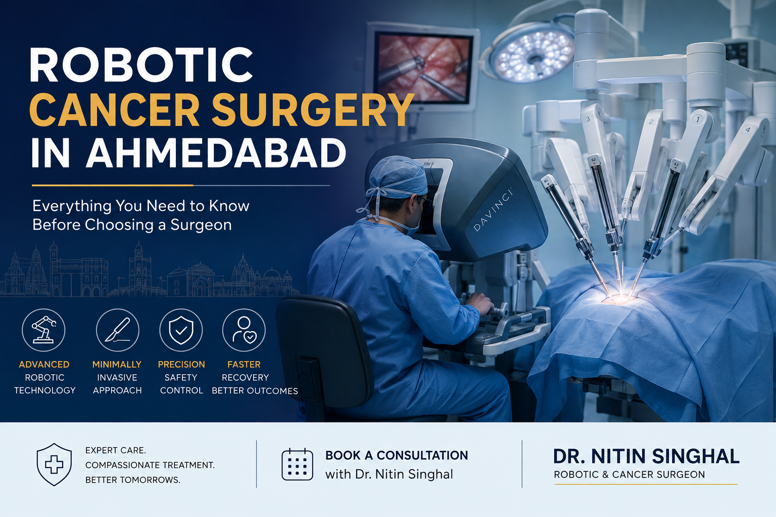 Robotic gastrointestinal oncology surgery — Dr. Nitin Singhal, Ahmedabad