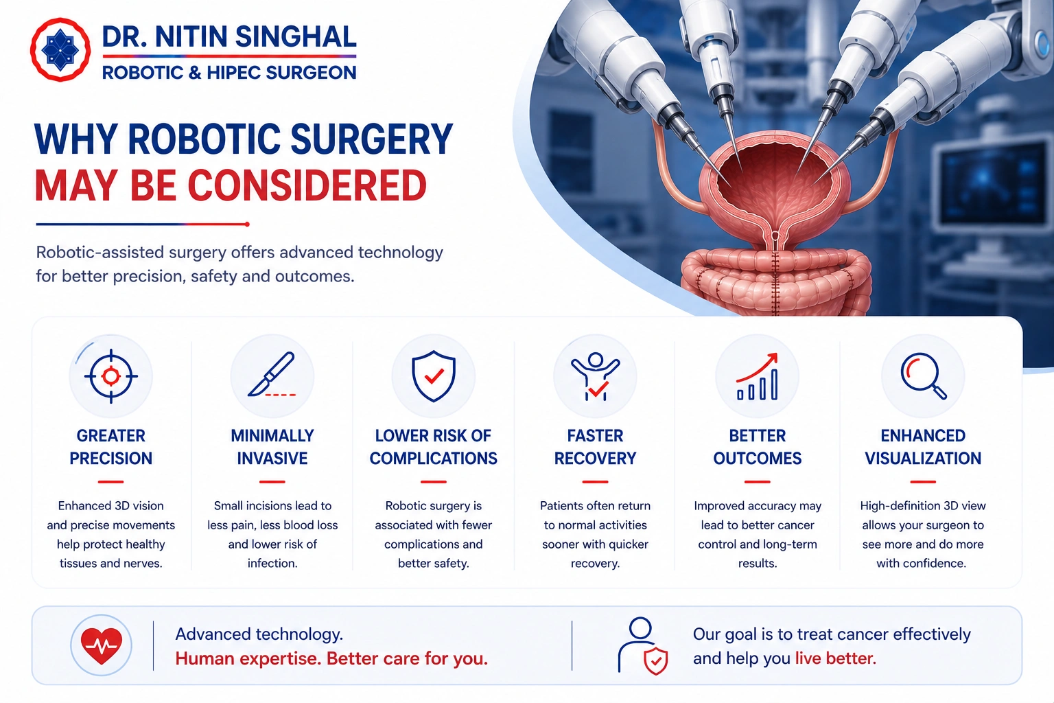 Benefits of robotic cystectomy compared to open surgery