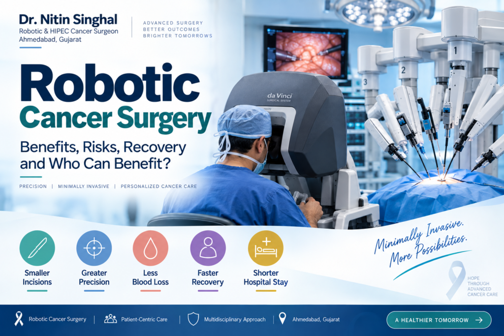 How robotic cancer surgery works with Dr. Nitin Singhal using advanced robotic surgical technology