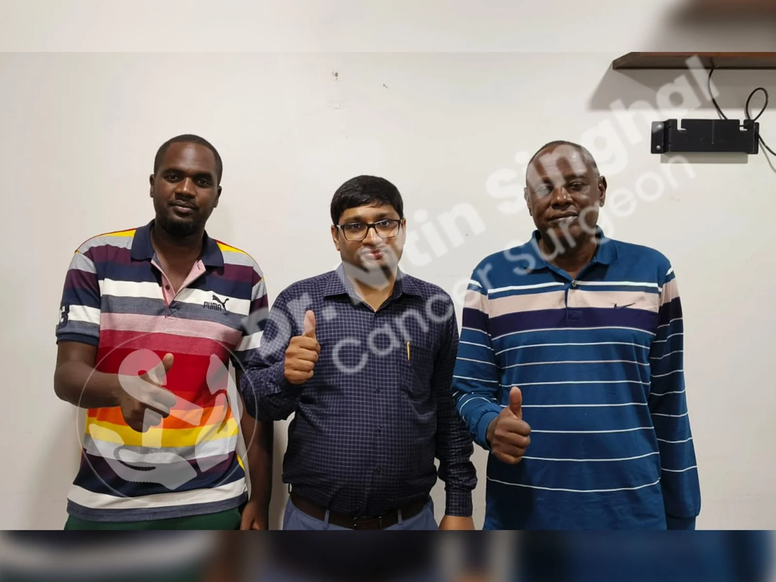 International patient from Tanzania recovered after cancer surgery, Dr Nitin Singhal Ahmedabad