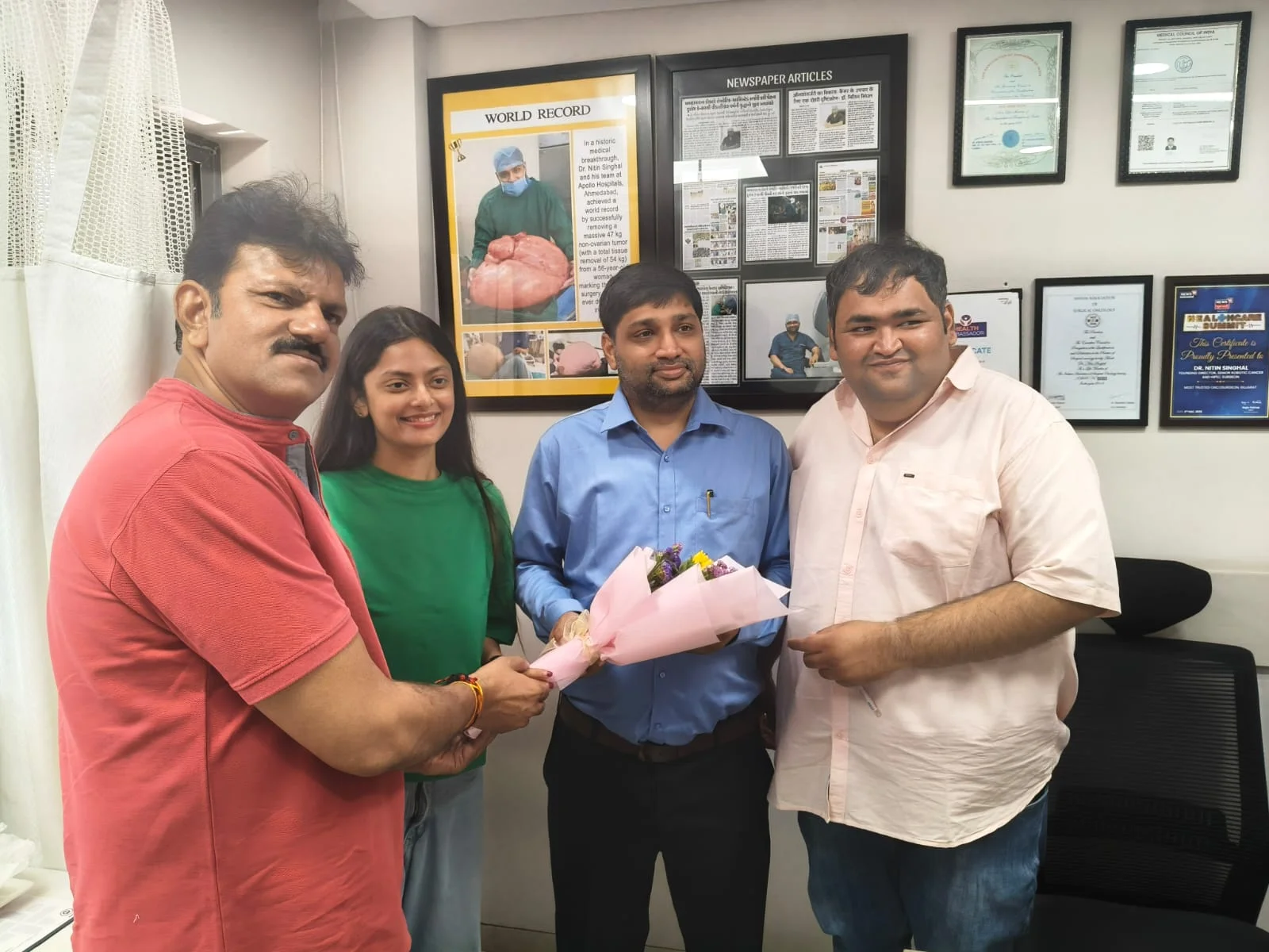Recovered cancer patient success story, Dr Nitin Singhal Ahmedabad